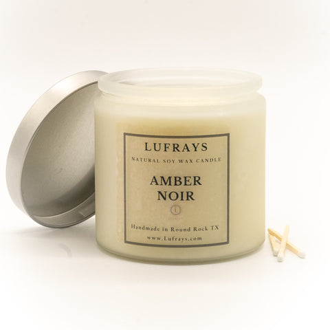 Amber Noir Luxury Soy Candle