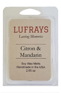 Handmade Citron Mandarin Soy Wax Melt