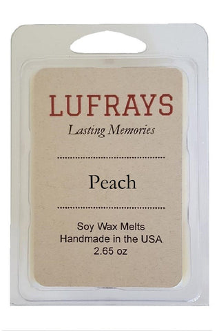 Handmade Peach Soy Wax Melt
