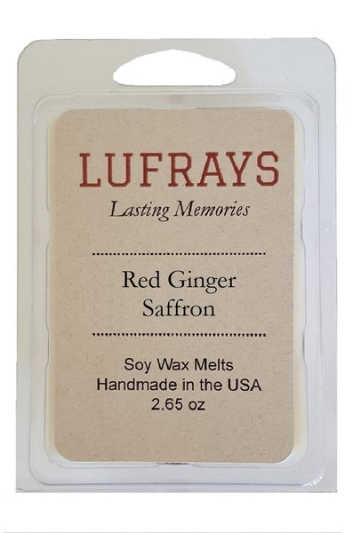 Lufrays Red Ginger Saffron Soy Wax Melt