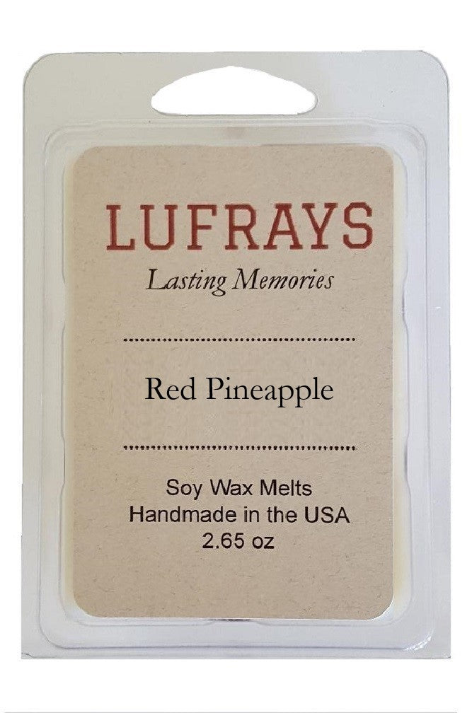 Handmade Red Pineapple Soy Wax Melt