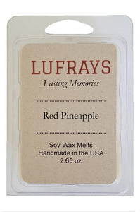 Handmade Red Pineapple Soy Wax Melt
