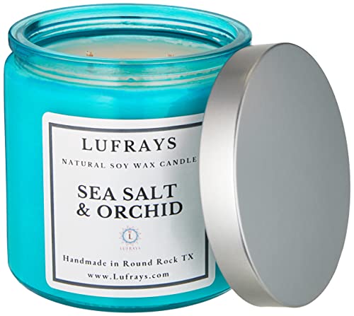 Sea Salt & Orchid Luxury Soy Candle