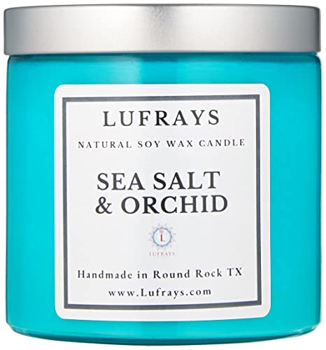 Sea Salt & Orchid Luxury Soy Candle