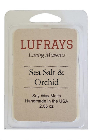 Handmade Sea Salt and Orchid Soy Wax Melts